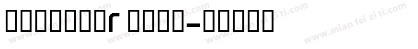 Galerie2 Bold字体转换